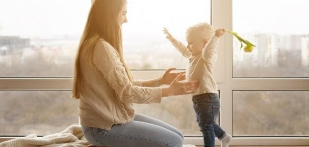 كيف يمشي الطفل