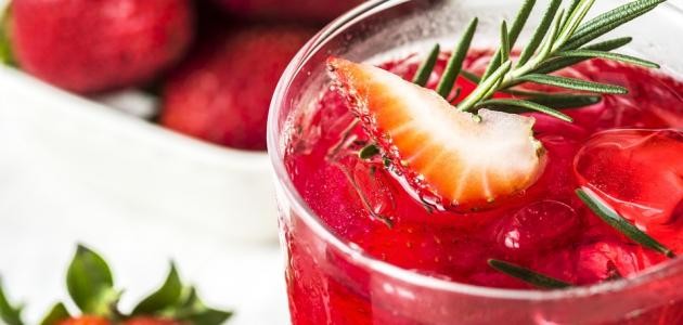 طريقة عمل عصير الفراولة