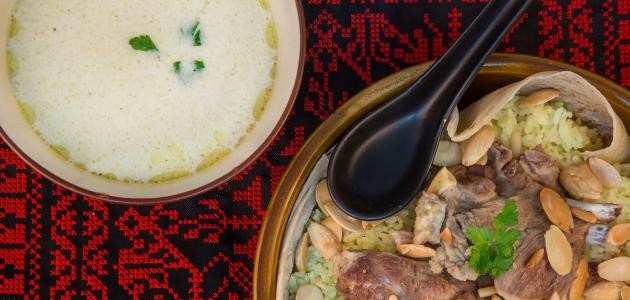 طريقة عمل لبن المنسف