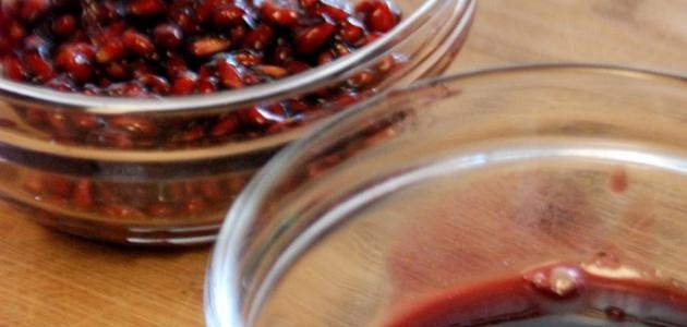 طريقة عمل دبس الرمان طريقة عمل دبس الرمان