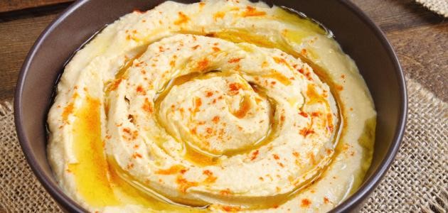 طريقة حمص بطحينة