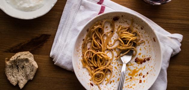 ما مصير بقايا الطعام