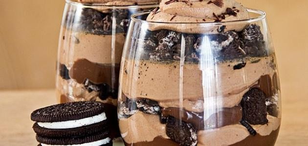 طريقة عمل حلى الكاسات بالأوريو