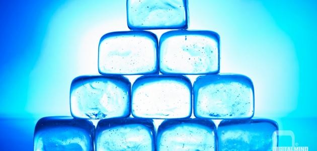 ما فوائد الثلج