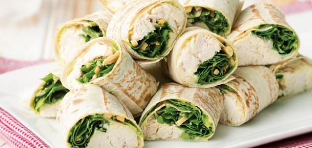 طريقة رولات الدجاج