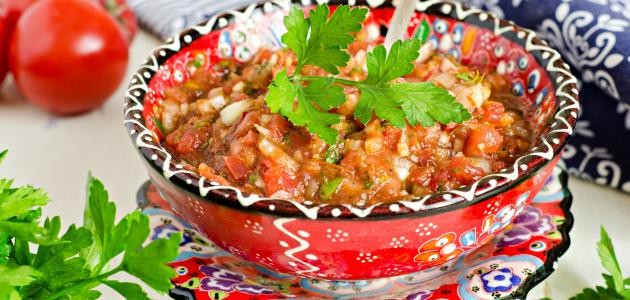 طريقة تحضير سلطة مغربية