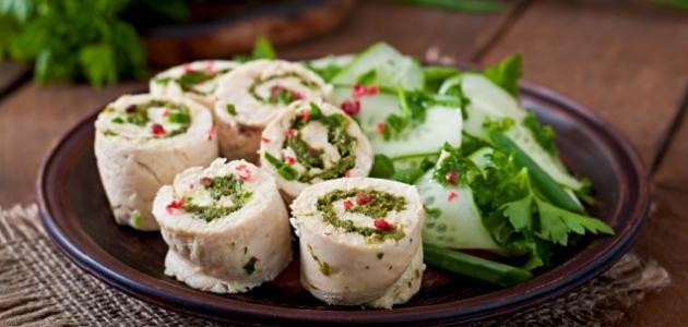 عمل صدور الدجاج المحشية